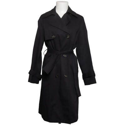 H&M, Trenchcoat, Damen, Größe: XS, Schwarz, Einfarbig #ZlJ