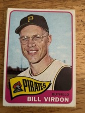 Topps 1965 Topps Bill Virdon Pittsburgh Pirates Rookie #69 Baseball Card. rookie card picture