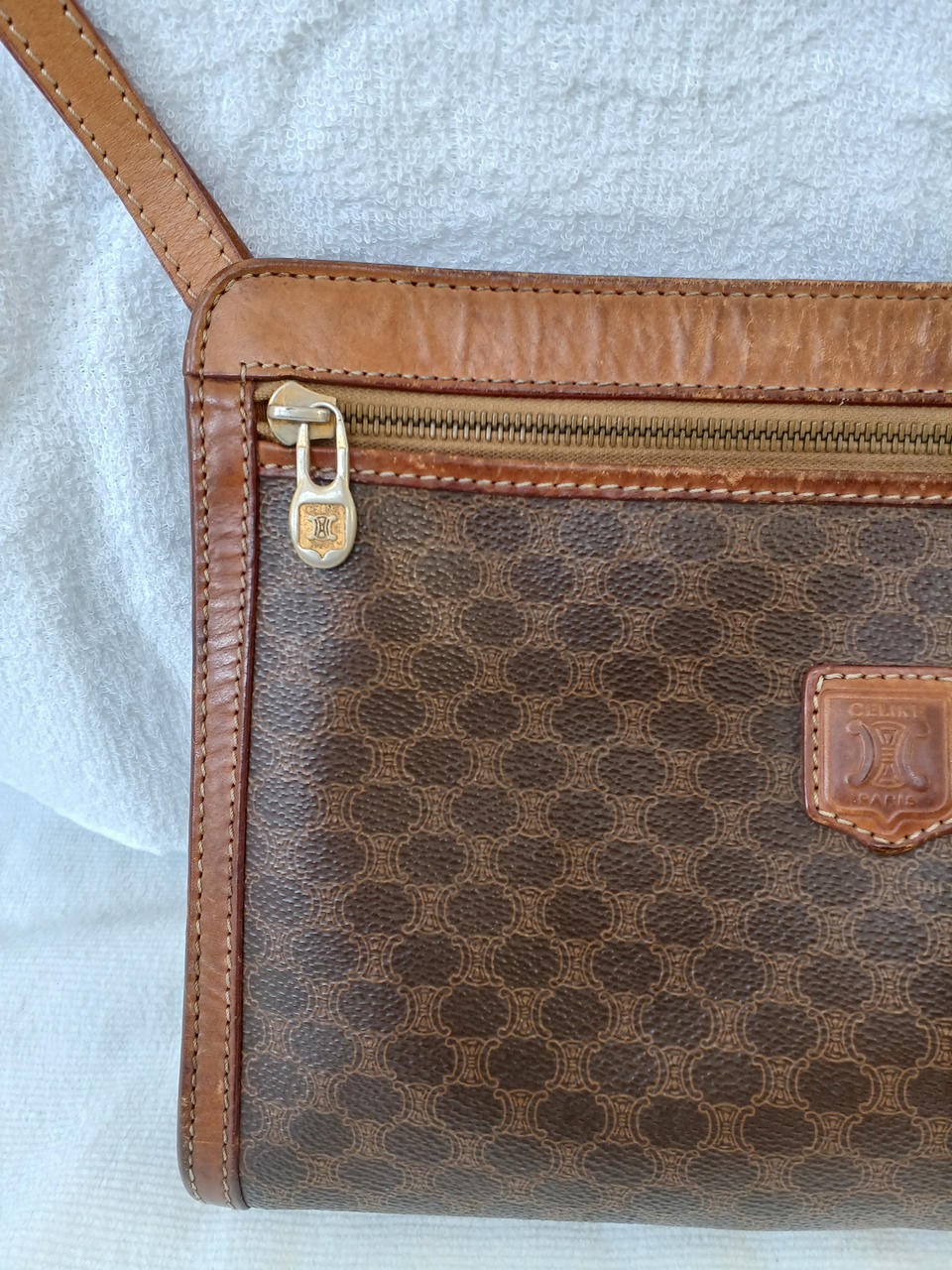 OLD Second Bag Macadam Pattern Model Number M93 C… - image 2