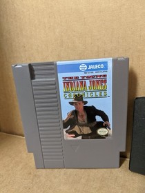 The Young Indiana Jones Chronicles Nintendo NES w/Vermont Rental Sticker Tested