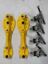 NOS Sure Grip Yellow Magnum speed roller skate plates size 4  trucks