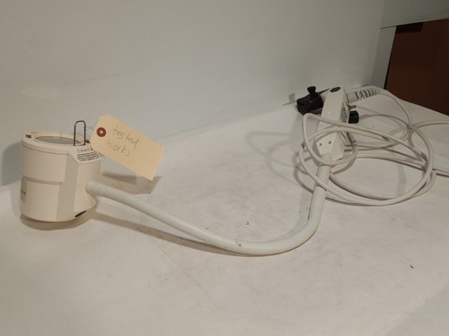 Waldmann Ohmeda Halux 50 SX exam light 120V 50W halogen, arm w/ clamp, IEC plug