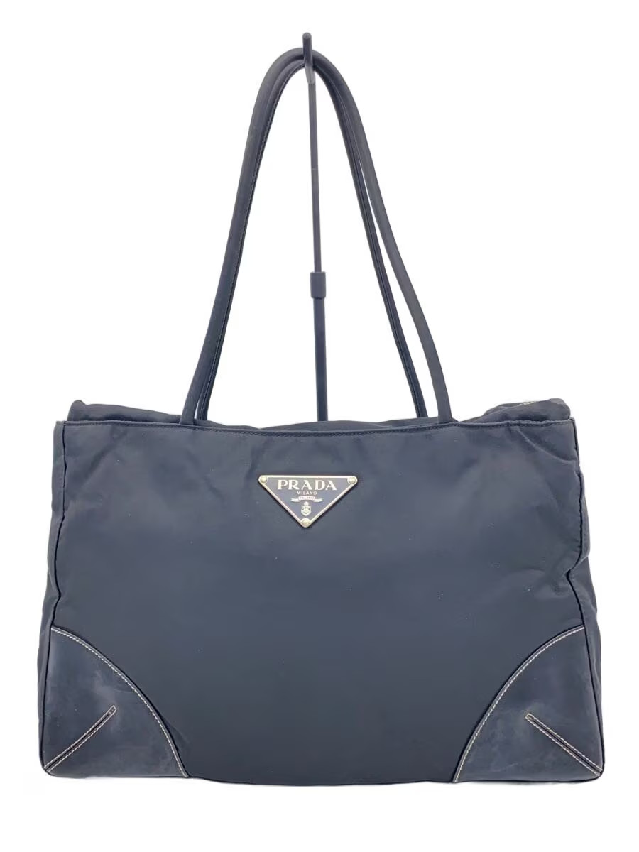 PRADA Tote Bag Nylon Black