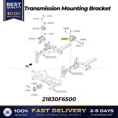 ⭐Genuine⭐ Transmission Mounting Bracket 21830F6500 for Hyundai