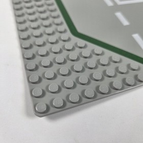 LEGO Baseplate, Road 32 x 32 3 Lane with Race Track Checker Pattern 4555