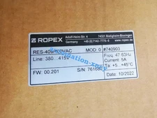 NEW ROPEX RES-409/400VAC Fast shipping#DHL or FedEx