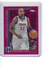 2025-26 Topps Chrome Khris Middleton Magenta Refractor /399  #204