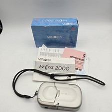 Minolta Vectis 2000 Silver IX-Date Point Shoot APS Film Camera NOS original Box