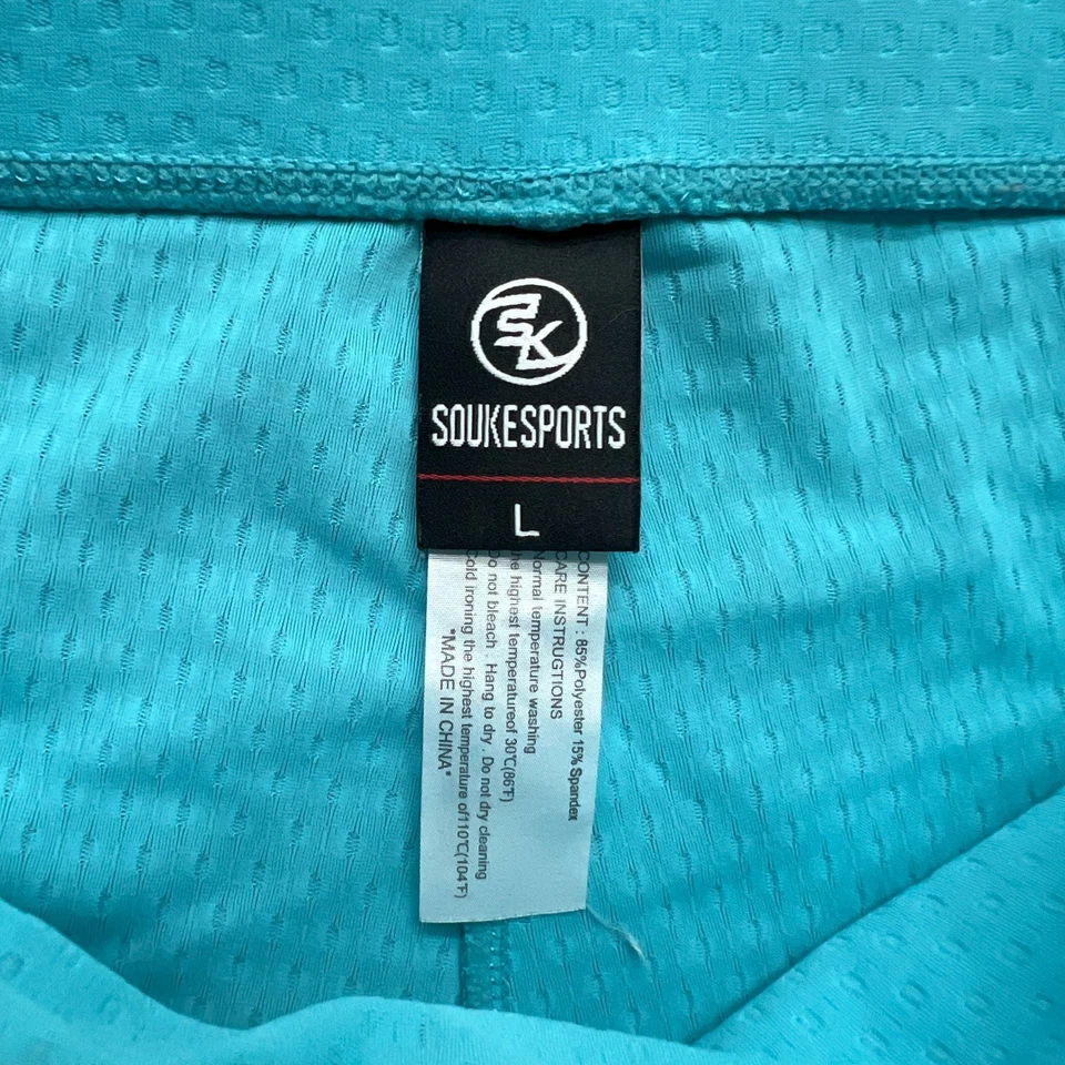 Souke Sports Shorts Size L Womens Cycling Bike Biking Padded Cycle Training Blue - Image 2 of 4