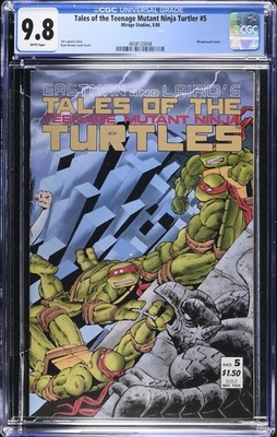TALES OF THE TEENAGE MUTANT NINJA TURTLES #5 (1988) CGC 9.8 NM/M Very Rare 9.8