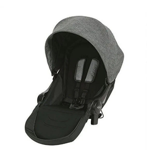 Graco Uno2Duo Stroller Second Seat, Ellington Fashion, Grey New