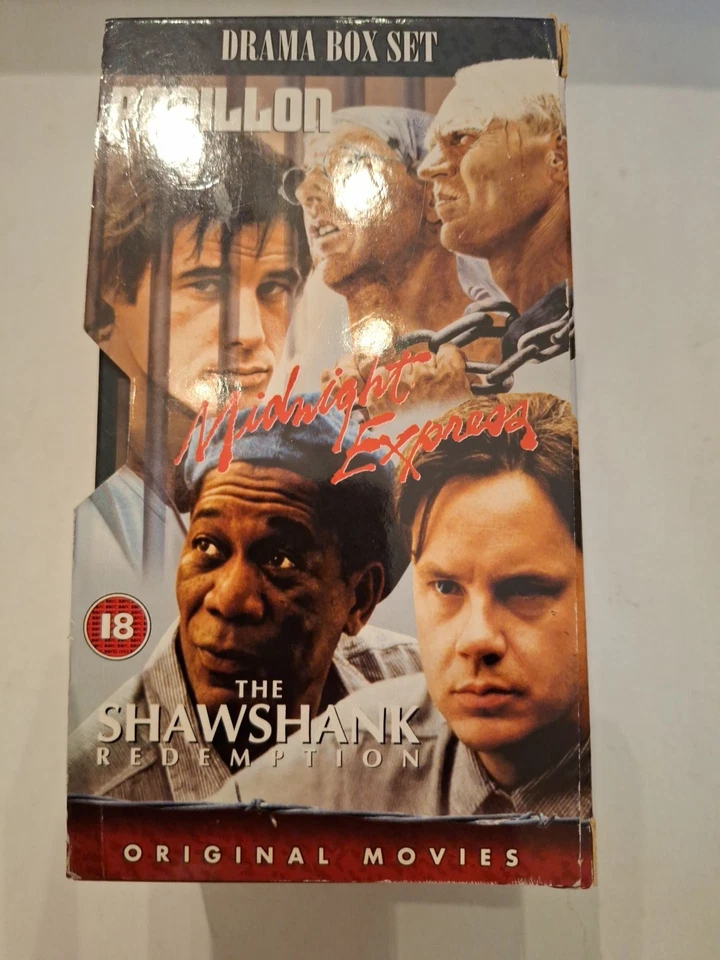Papillon/Midnight Express/Shawshank Redemption [VHS, Box Set]  Nice Clean Tapes - Image 3 of 4