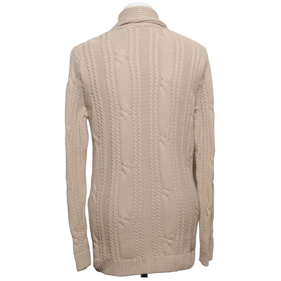 Des Riley Riley, Strickjacke, Herren, Größe: M, Beige, Baumwolle, Einfarbig #vbY ...