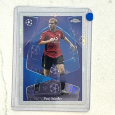 2024-25 Topps Chrome UEFA PAUL SCHOLES Starball Legends Case Hit SSP #SL-8
