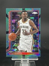 2025-26 Topps Chrome Yves Missi /199 Aqua Disco Refractor #102 Pelicans