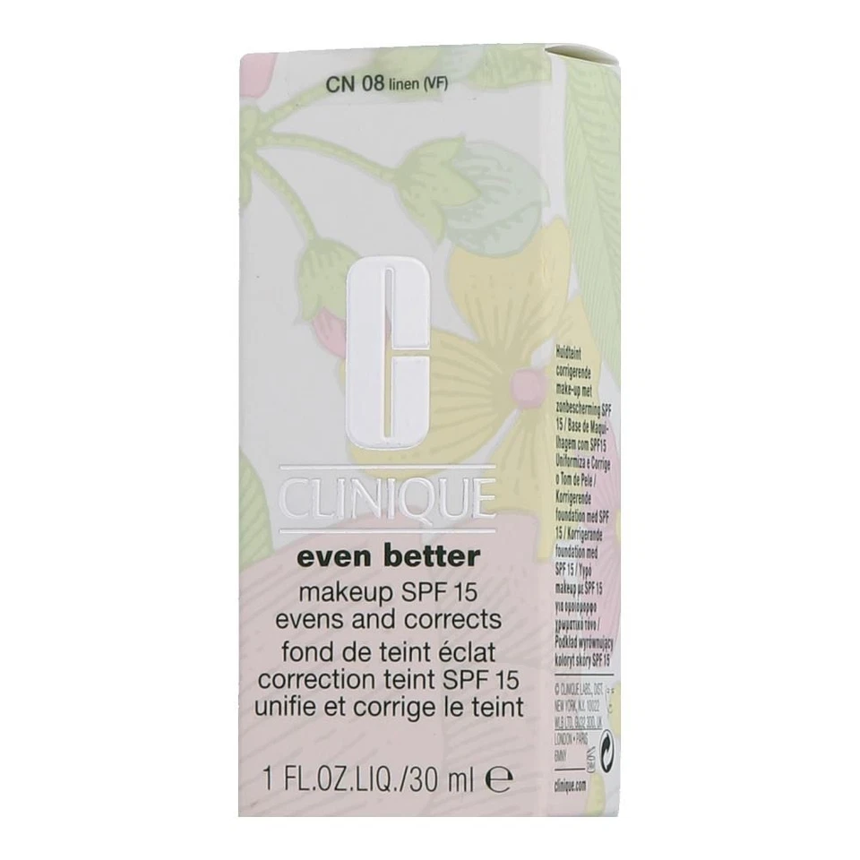 Clinique Even Better Makeup SPF 15 Evens and Corrects CN 08 Linen 30ml - Bild 1 von 1