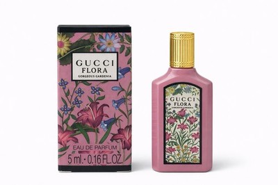 Gucci Flora Gorgeous Gardenia Mini Eau De Parfum 5ml / 0.16 fl oz  New In Box