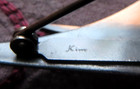 Pins Brooches (2) Kim & Made in England Hieroglyphics & Copper Cat Long & Narrow — photo 6