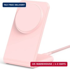 Mag.Safe Charger - Magnetic Wireless Charger for iPhone 12-17, Pink  Fast Charg