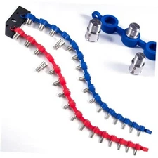 Thread Checker, 32PCS(16 Metric & 16 Standard) Detachable Nut and Bolt Thread 