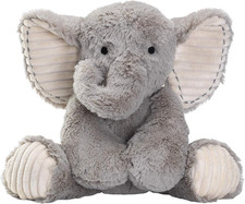Jungle Safari Gray Plush Elephant Stuffed Animal Toy - Jett