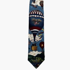 Tango by Max Raab Americana Series Up Up and Away Circa 1880 Silk Necktie