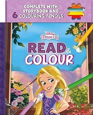 Disney Princess Rapunzel: Read & Colour,Walt Disney