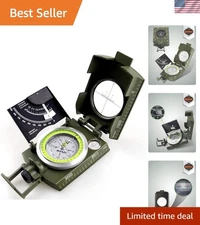 Compact Waterproof Military Compass with Inclinometer for Adventure Seekers