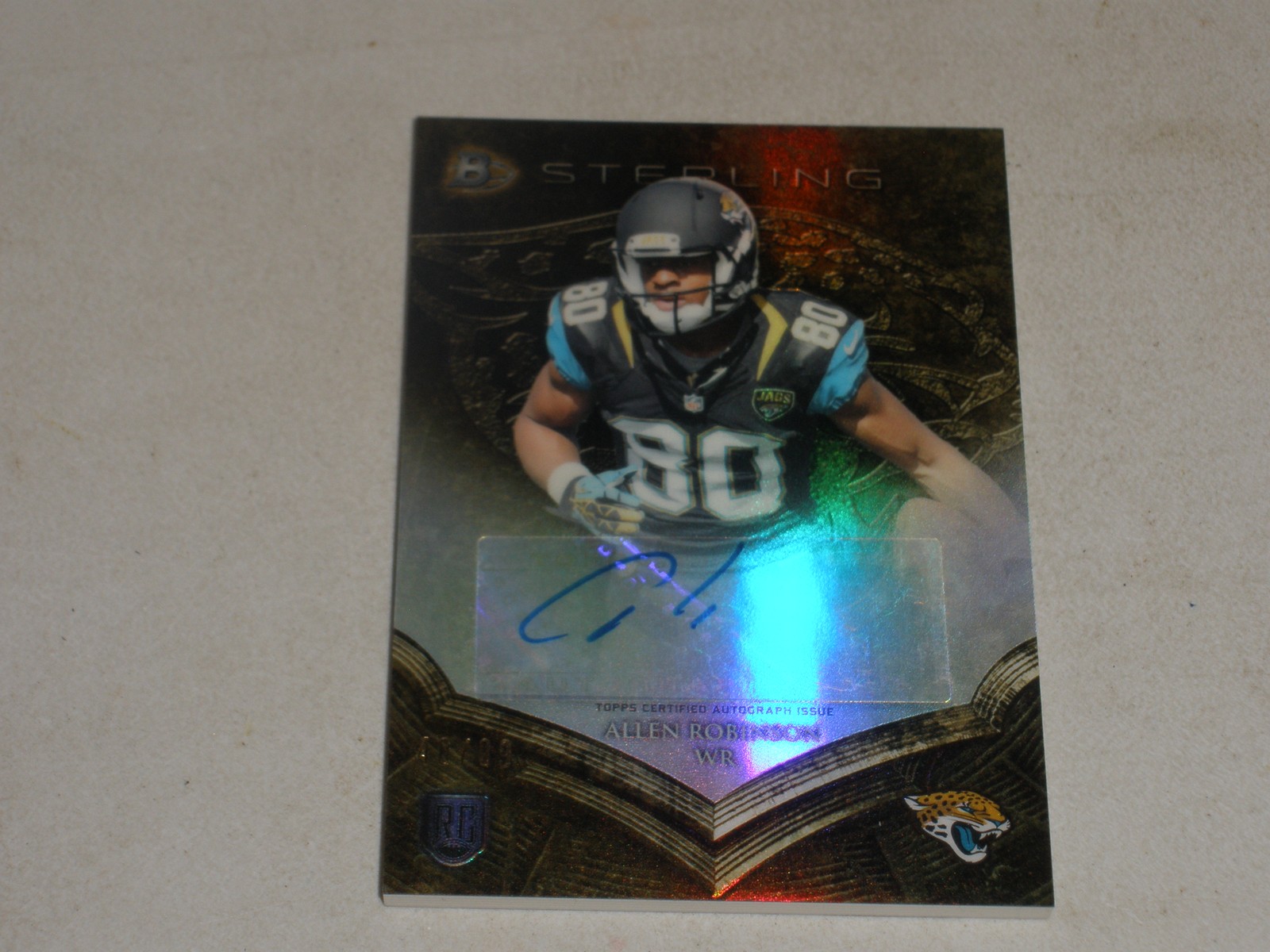 Allen Robinson Bowman Sterling Autograph Rookie Relics #AR Base