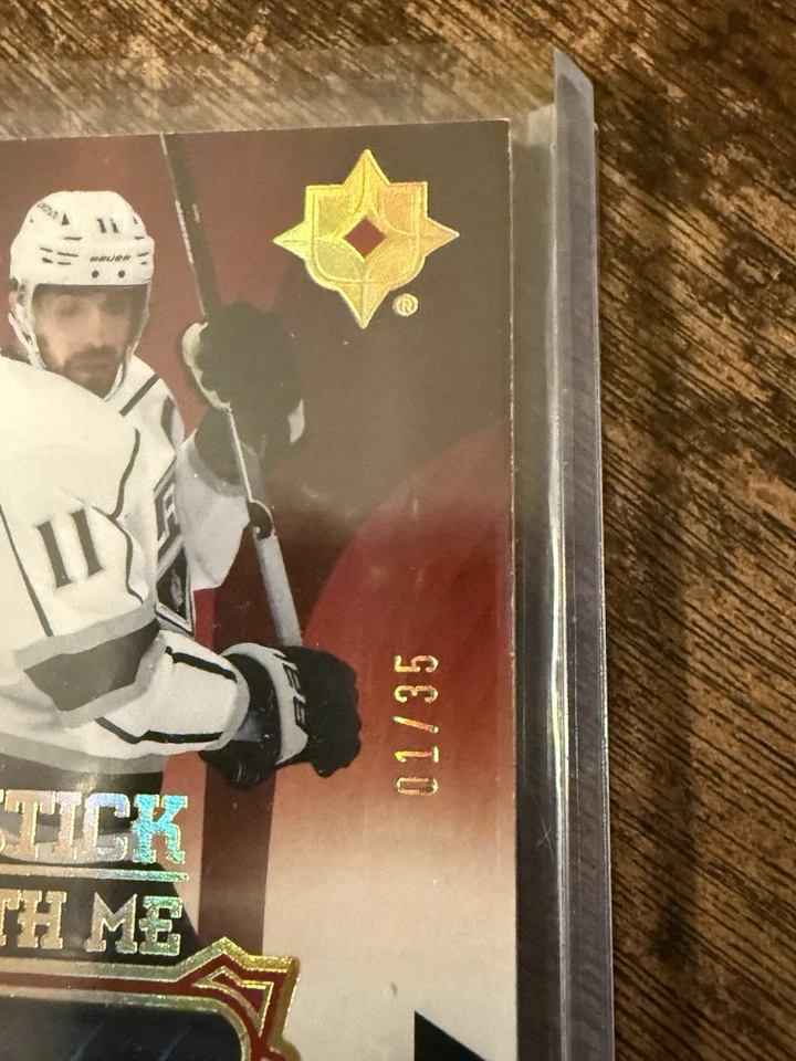 21-22 Ultimate Collection “Stick With Me” Game Used Mem, Anze Kopitar 01/35🔥🔥 - Image 3 of 3