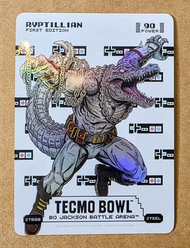 2026 Bo Jackson Battle Arena Tecmo Bowl Ryptillian Sore Thumb ST658 Steel