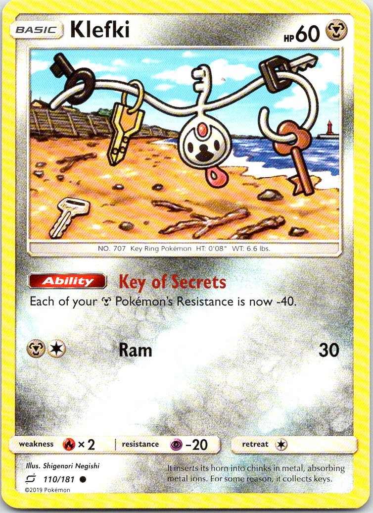 KLEFKI 110/181 COMMON TEAM UP POKEMON LP