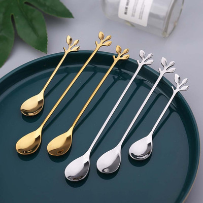 Dekorativer Edelstahl Löffel perfekt zum Basteln Display Tea Time Essential