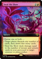 MTG FOIL Steal the Show Extended Art - Secrets of Strixhaven #336