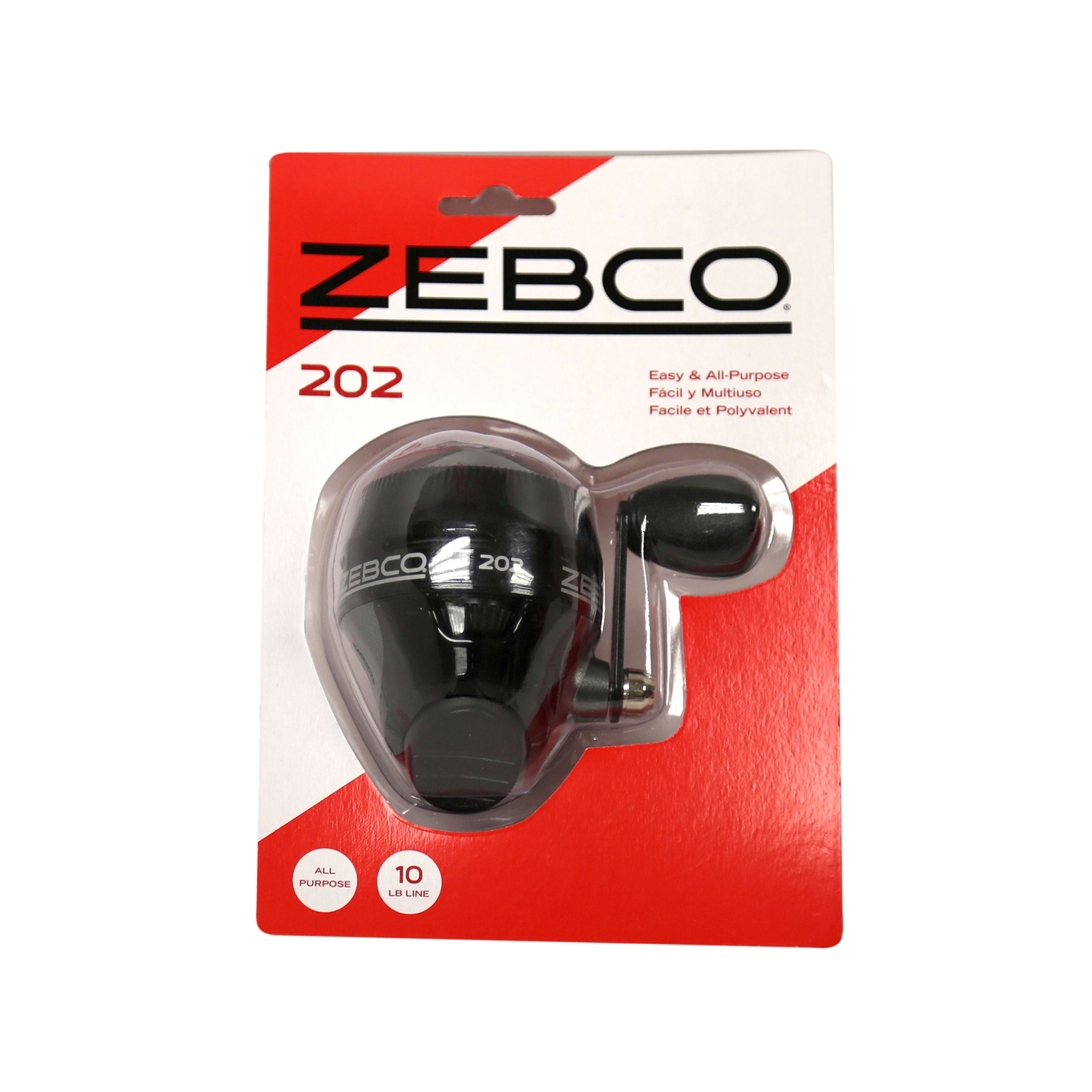 Zebco 202 Spincast Fishing Reel, Silver