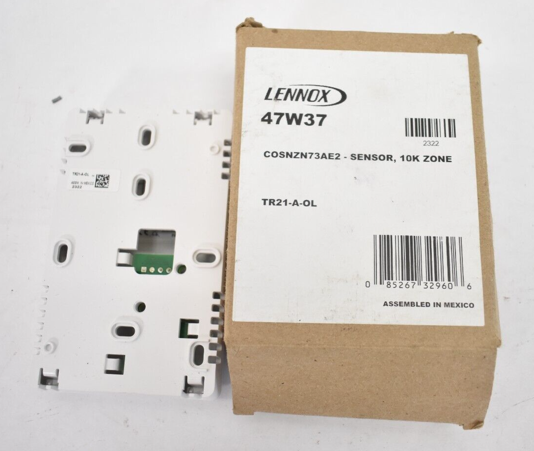 Lennox 10K Indoor Zone Sensor 47W37 TR21-A-OL For Commercial Use Thermostats