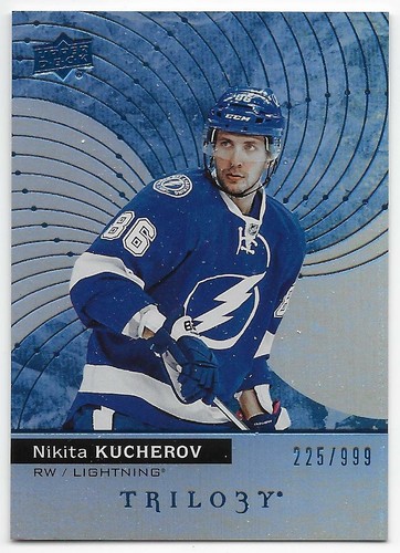 17/18 UPPER DECK TRILOGY RAINBOW BLUE PARALLEL /999 (#1-50) U-Pick From List - Picture 24 of 46