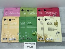Celavi Essence Facial Sheet Face Mask Variety Set Korean 12CT