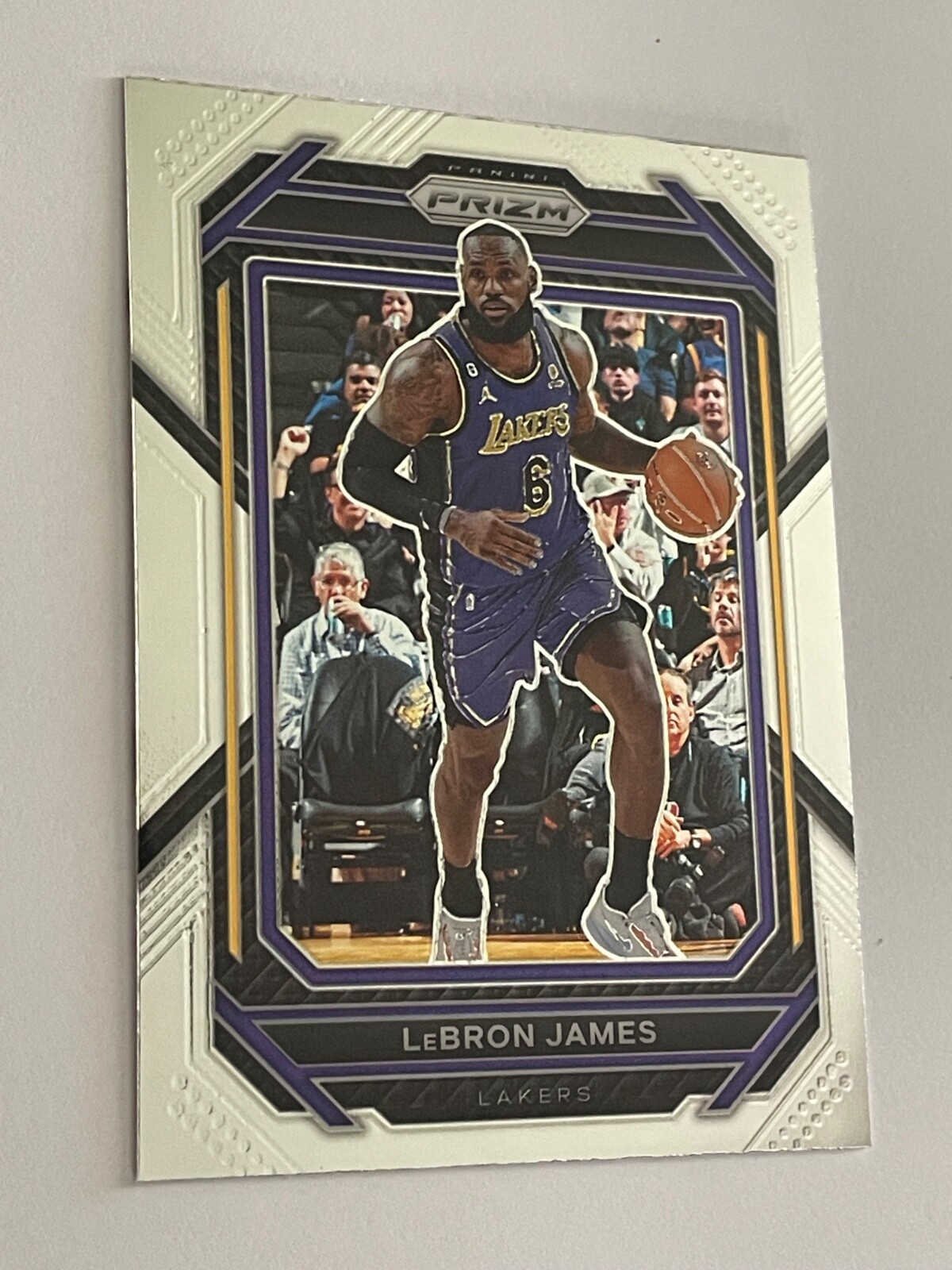 2022-23 Panini Prizm LeBron James #134 Base Card Los Angeles Lakers