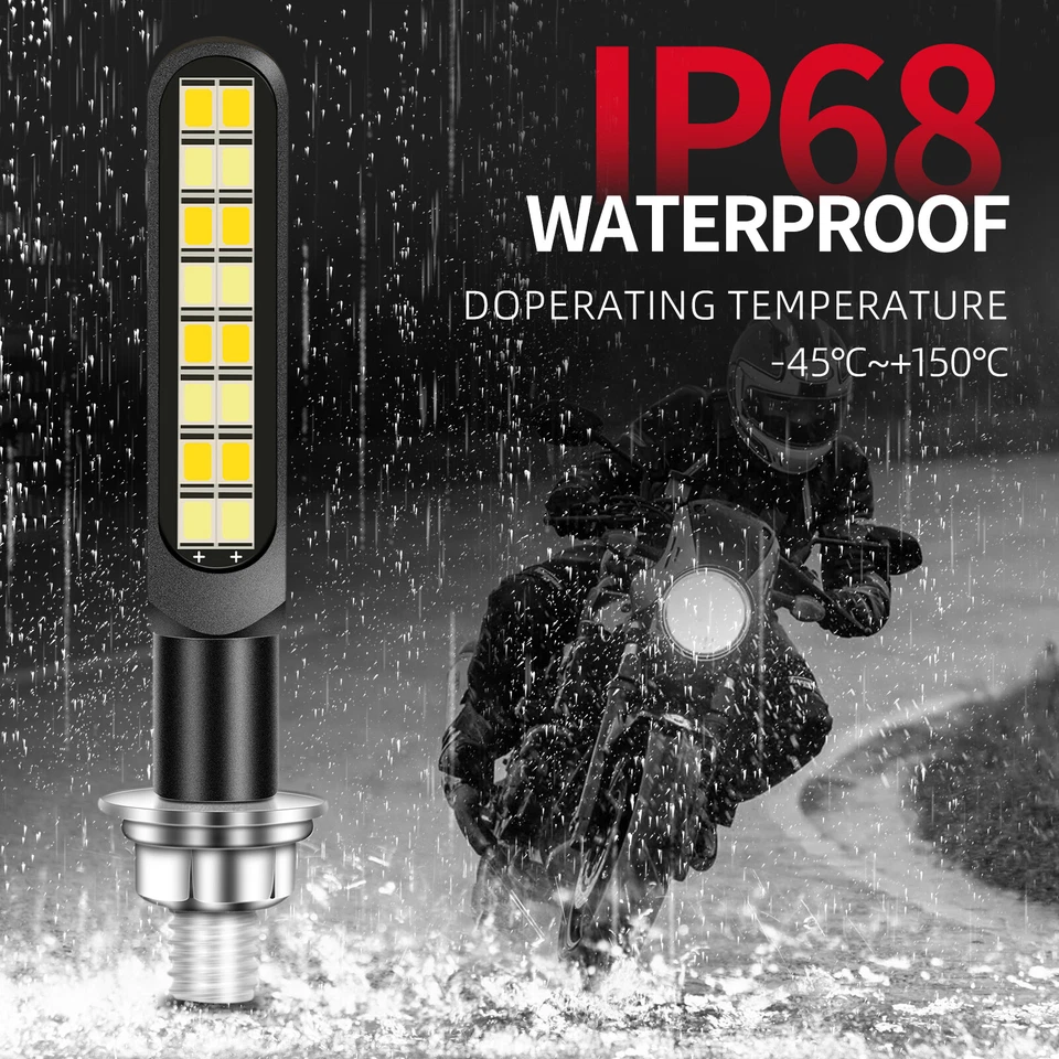 2 peças LED fluindo sinal de seta DRL mini indicador de luz para Aprilia RSV4 1000 RR - Imagem 3 de 4