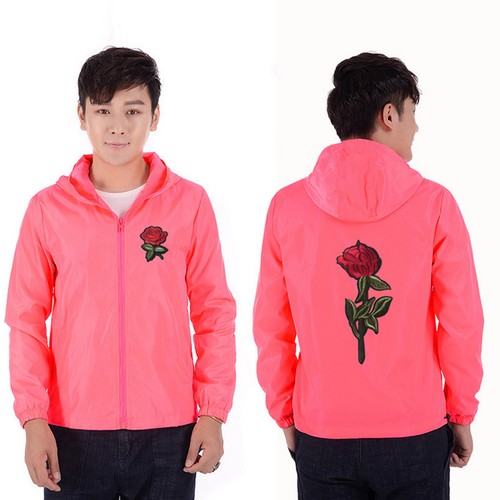 Unisex Full Zip Water Windproof Coat 