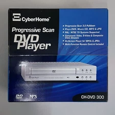 NEW! CyberHome CH-DVD 300 Progressive Scan DVD Player Silver