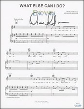 Diane Guerrero "Encanto" AUTOGRAPH Signed 'What Else Can I Do?' Sheet Music ACOA