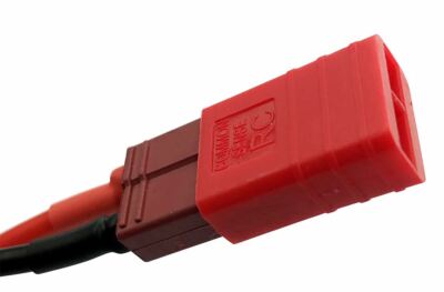 Common Sense RC Red Adapter : Deans-type batteries to Popular RC Vehicles
