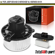 HVAC Blower Motor & Resistor Kit for Jeep Grand Cherokee WJ Series 00-01 Front