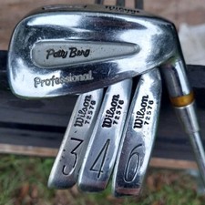 VTG Wilson Patty Berg Professional Iron Set 3, 4, 6, 8 Steel Shaft Right Handed