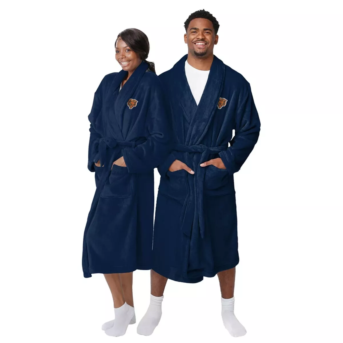NEW NFL Football Chicago Bears L XL Bathrobe Lounge Sleep Robe eBay