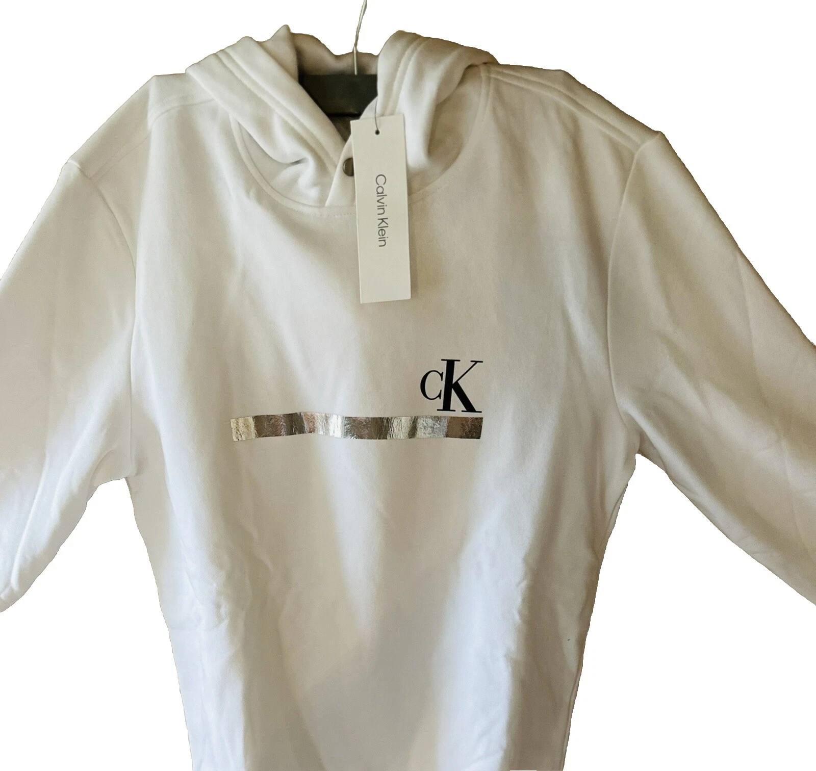 Calvin Klein White Regular Size Sweaters for Men