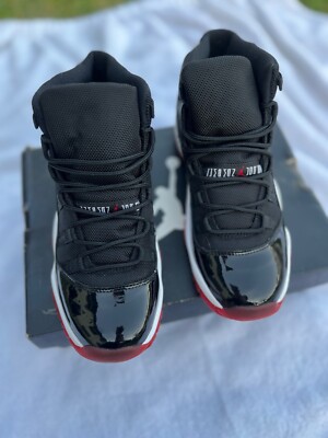 2012 Jordan 11 Retro Bred Red Black women 7 5Y BRAND NEW W BOX | eBay