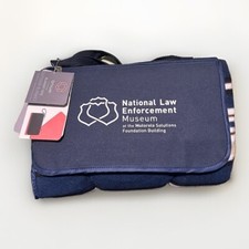 National Law Enforcement Museum Blanket Tote Thin Blue Line Police Picnic